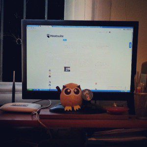 Owly, la mascota de Hootsuite versión peluche