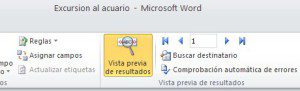 Cómo combinar correspondencia en Word 8 Botones para vista previa de correspondencia