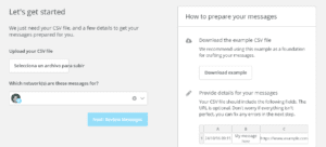 Publicaciones en lote con elementos multimedia