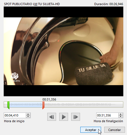 Con PowerPoint puedes recortar vídeo