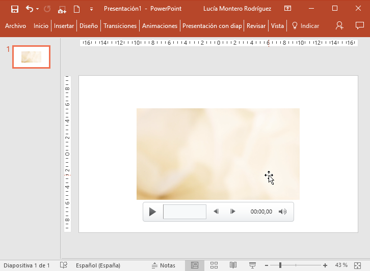 Control básico de reproducción de vídeo en PowerPoint