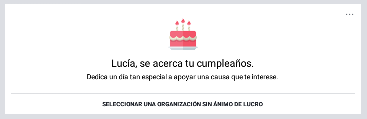 Facebook tiene algo para ti por tu cumpleaños