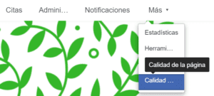 Opción para evaluar la calidad de una fanpage