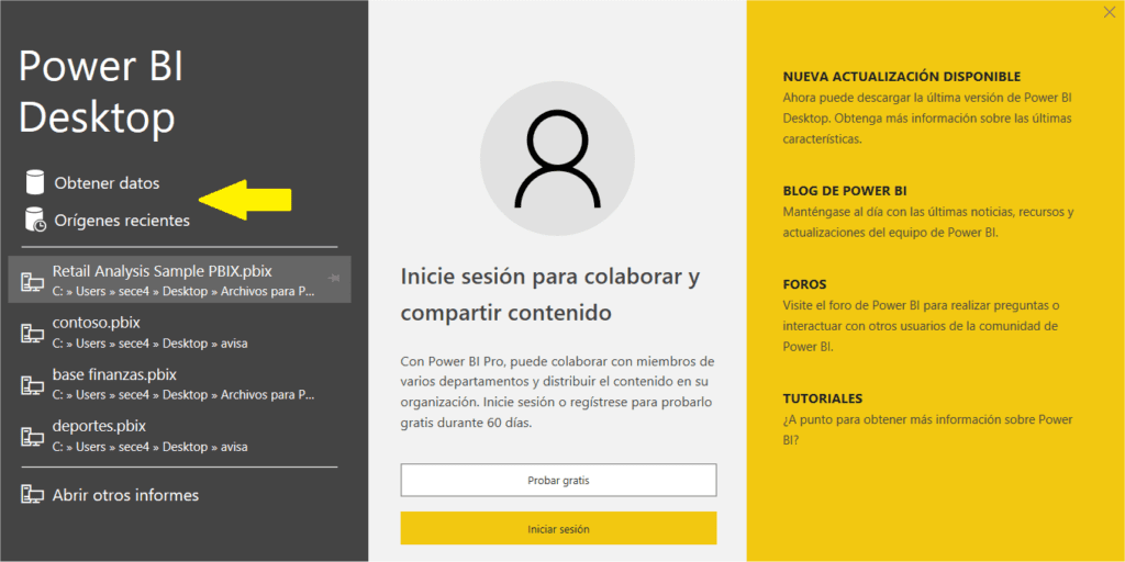 Cómo añadir una fuente de datos en Power BI
