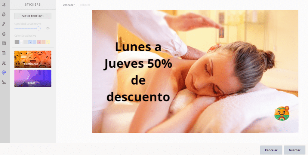 Imagen retocada en el editor de fotos de Hootsuite